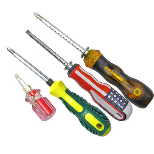 Screwdriver cross one-word dual-purpose three-purpose household screwdriver telescopic manual screwdriver tool screwdriver short with magnetic