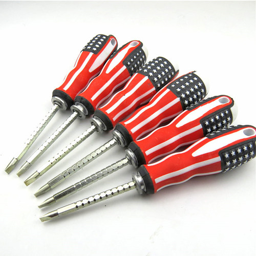 Screwdriver cross one-word dual-purpose three-purpose household screwdriver telescopic manual screwdriver tool screwdriver short with magnetic