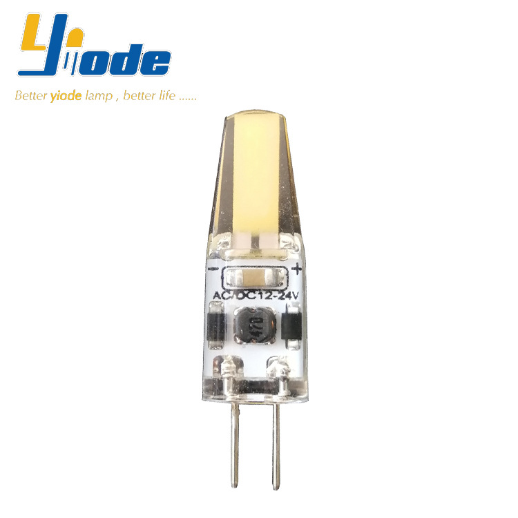 【跨境】可控硅调光G4LED灯泡DC/AC12-12V 2w硅胶玉米灯COB光源灯