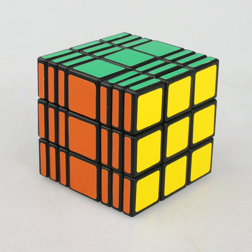 Minghaozhi 337 Rubik's Cube Black C4U 3X3X7 Full-featured 337 Rubik's Cube of Unequal Levels issued from generation to generation