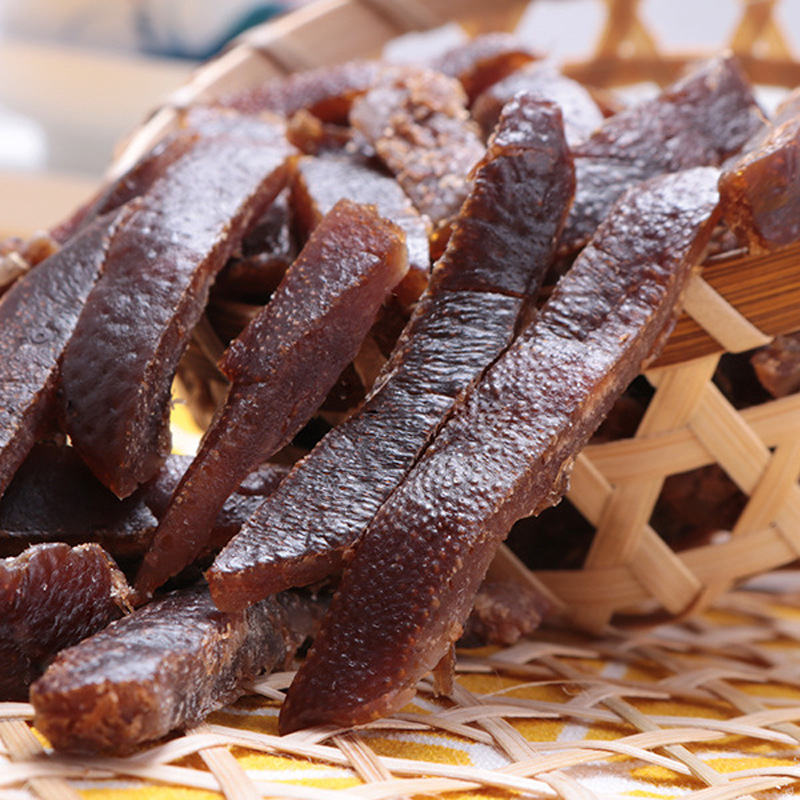 Jiamei Bulk Wholesale Nine-Processing Orange Peel 500G Bag Orange Peel Strips Preserved Fruit Dried Fruit Snacks