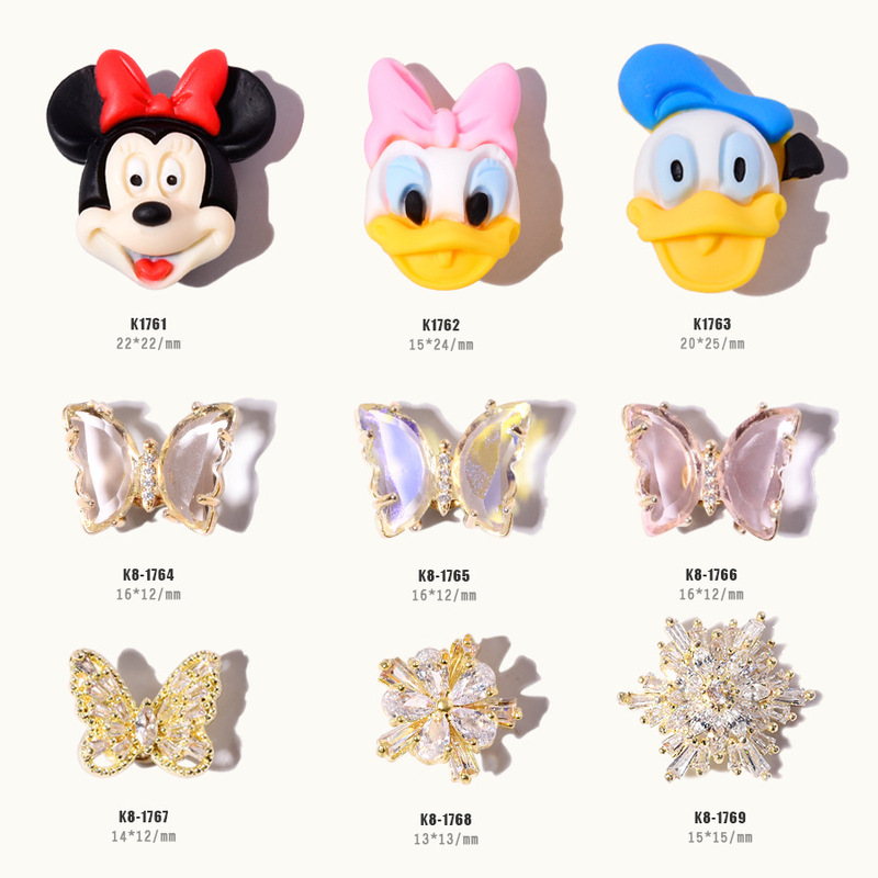 Net Celebrity Nail Art Creative Rotating Butterfly Jewelry Diamond New Cute Cartoon Super Flash Jewelry Stereo Nail Decoration Diamond Net Celebrity Nail Art Creative Rotating Butterfly Jewelry Diamond New Cute Cartoon Super Flash Jewelry Stereo Nail Decoration Diamond