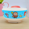 Mighty porcelain, children's bowl, anti -drop heat -resistant beauty, 5 -inch round bowl creative cartoon tableware daily department store