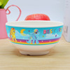 Mighty porcelain, children's bowl, anti -drop heat -resistant beauty, 5 -inch round bowl creative cartoon tableware daily department store