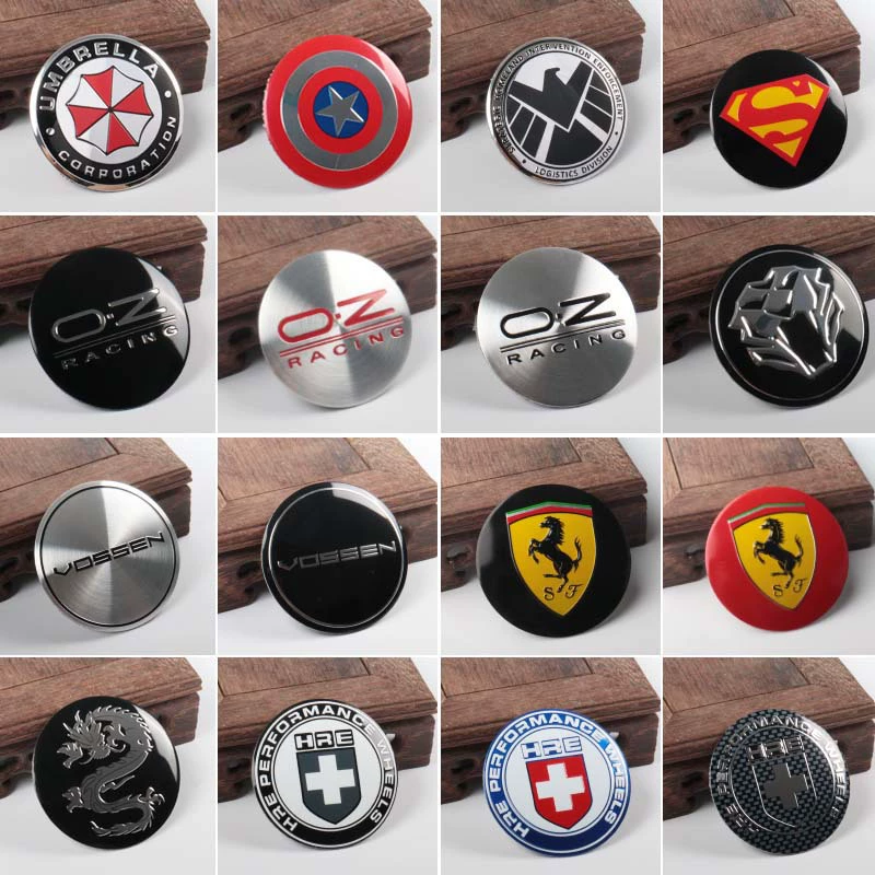 Применимо к модификации ступицы колеса крышка колеса Центральная крышка маркировка крышка колеса Логотип Алюминиевая дуга 60 мм Крышка Ступицы Колеса логотип Универсальный