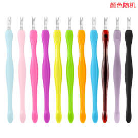 死皮叉 死皮推 死皮铲 不锈钢死皮刀去倒刺修指甲死皮钗 美甲工具