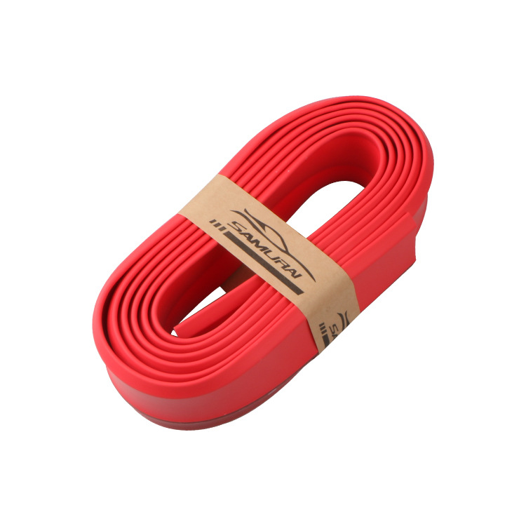Coche frente labio anti-colisión tira de goma universal delantera pala modificación grande alrededor pequeño lado falda fibra de carbono trasero labio Decoración