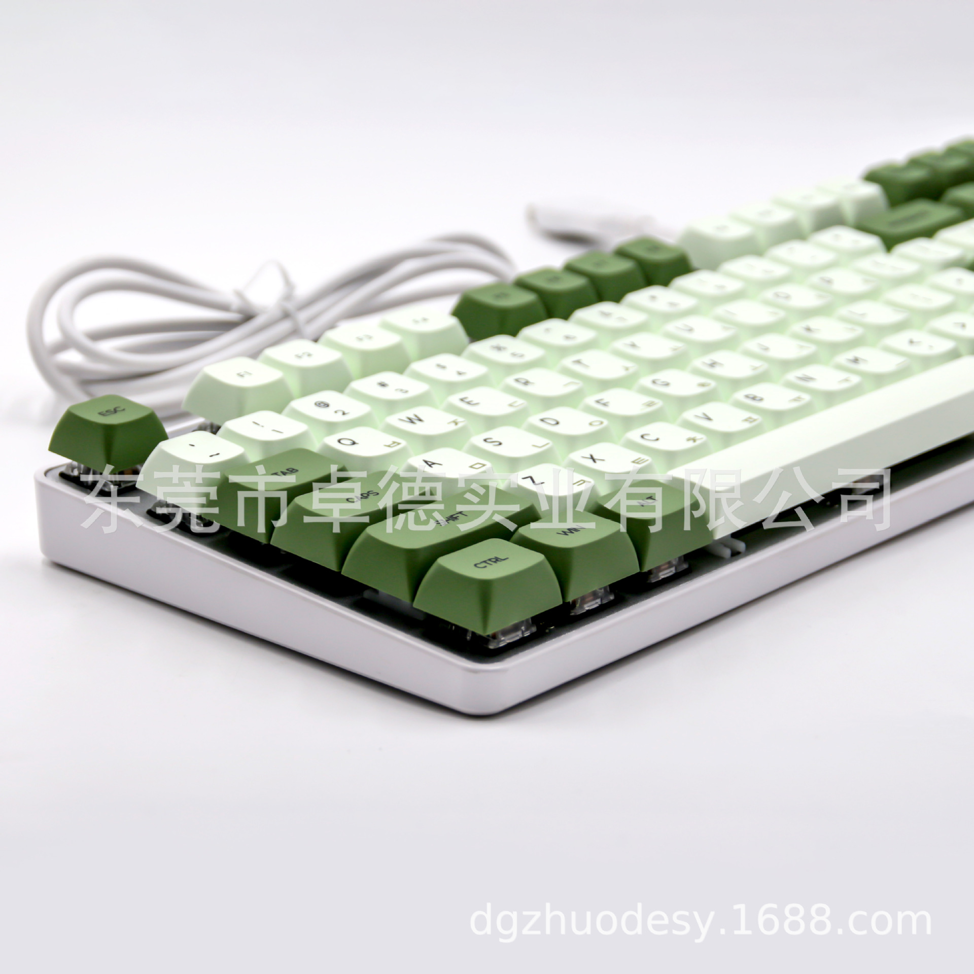 PBT sublimación keycap Teclado mecánico keycap traje original juego keycap 108 botón embalaje directo de fábrica