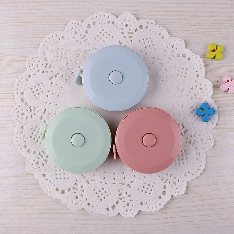 2 M cinta métrica 1,8 m ropa de medición retráctil cinta métrica logotipo impreso mini cinta métrica suave medición británica tres circunferencia altura Sastre regla