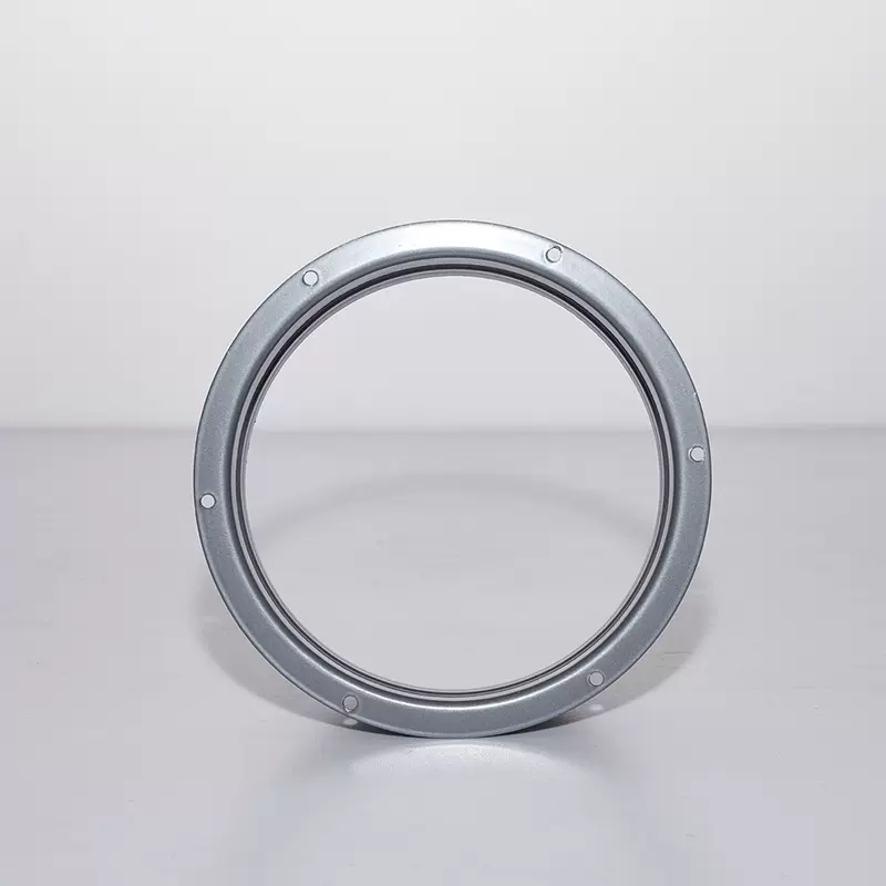 #75金属直法兰 源头工厂金属卷边加硬表面喷涂 耐高温法兰风口