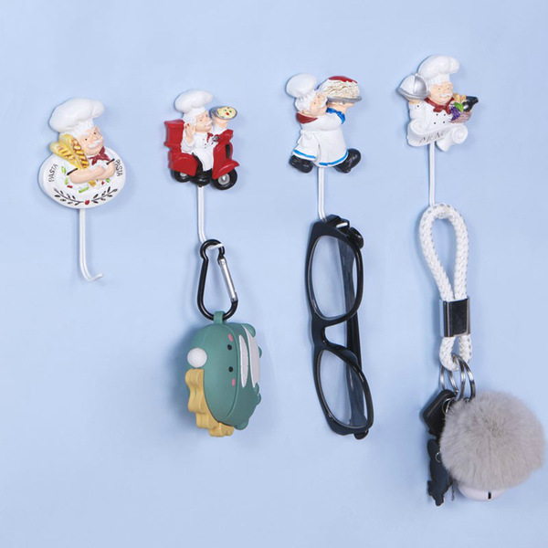 Cartoon resin chef hook paste