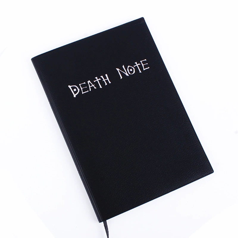 Блокнот (Аниме вокруг) Death Note — обложка из кожзама PVC, выбор пера с пером, 148 стр., 20.7×14.7 см