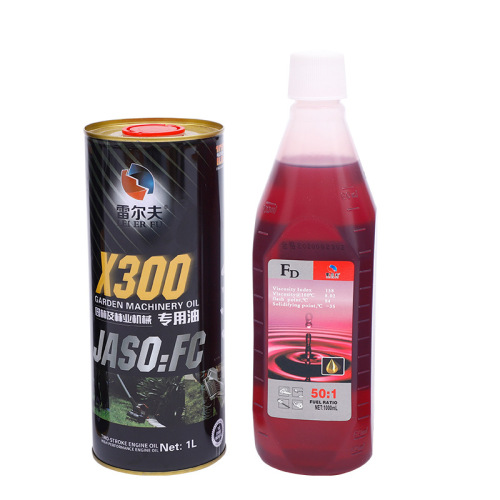 Supply of raw materials for garden and forestry machinery, two-stroke chainsaw oil, hedge trimmer oil.