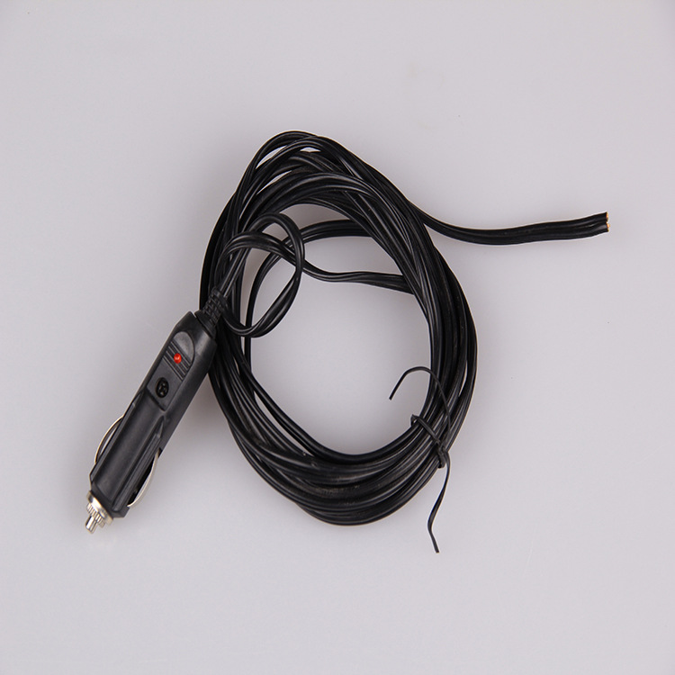 SL-17美式电木全铜带指示灯点烟器 PVC车充电源线