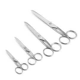 现货 不锈钢 民用剪 全钢剪刀 学生手工小剪刀 办公家用剪刀