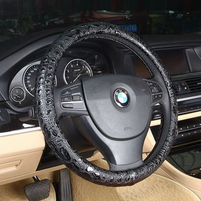 Cover for All Seasons, Exclusively – Steering wheel cover - black-36cm