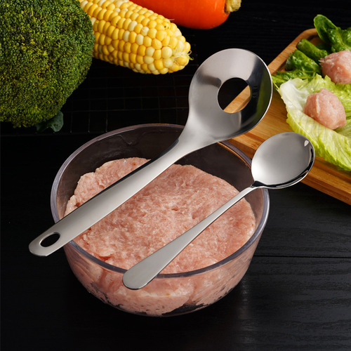 Creative DIY Home 304 Stainless Steel Meatball Scoop Round Hand Press Fish Ball Shrimp Paste Maker Kitchen Tool Wholesale