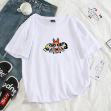 S-4XL СŮPowerpuff Girls T