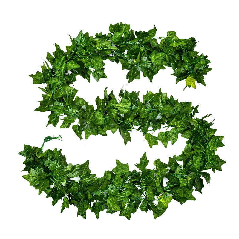 Artificial Grape Leaf Vine, Decorative Ceiling Strip, Green Hanging Foliage (Multi-Pack Options)