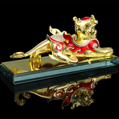 Alloy Large Pixiu Crystal Car ornaments