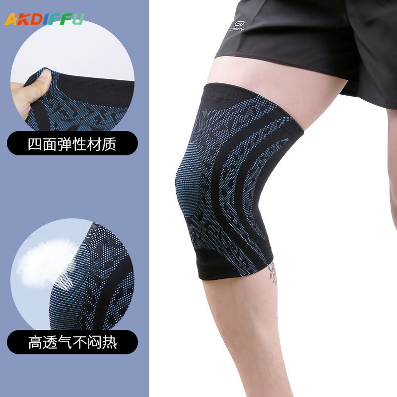 Montañismo transfronterizo de cuatro lados de nylon elástico de punto cálido rótula deportes de invierno equipo de protección al por mayor cálido absorbente de sudor