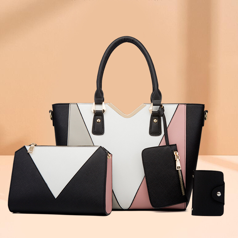 Bolso de mujer 2026, nueva moda, bandolera sencilla, juego de cuatro bolsos madre-hija, bolso madre-hija, bolso tote de mujer, bolso de hombro individual. image 3