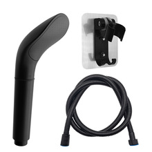 黑色增压花洒喷头过滤可拆卸单头淋浴头手喷套装热水器加压莲蓬头