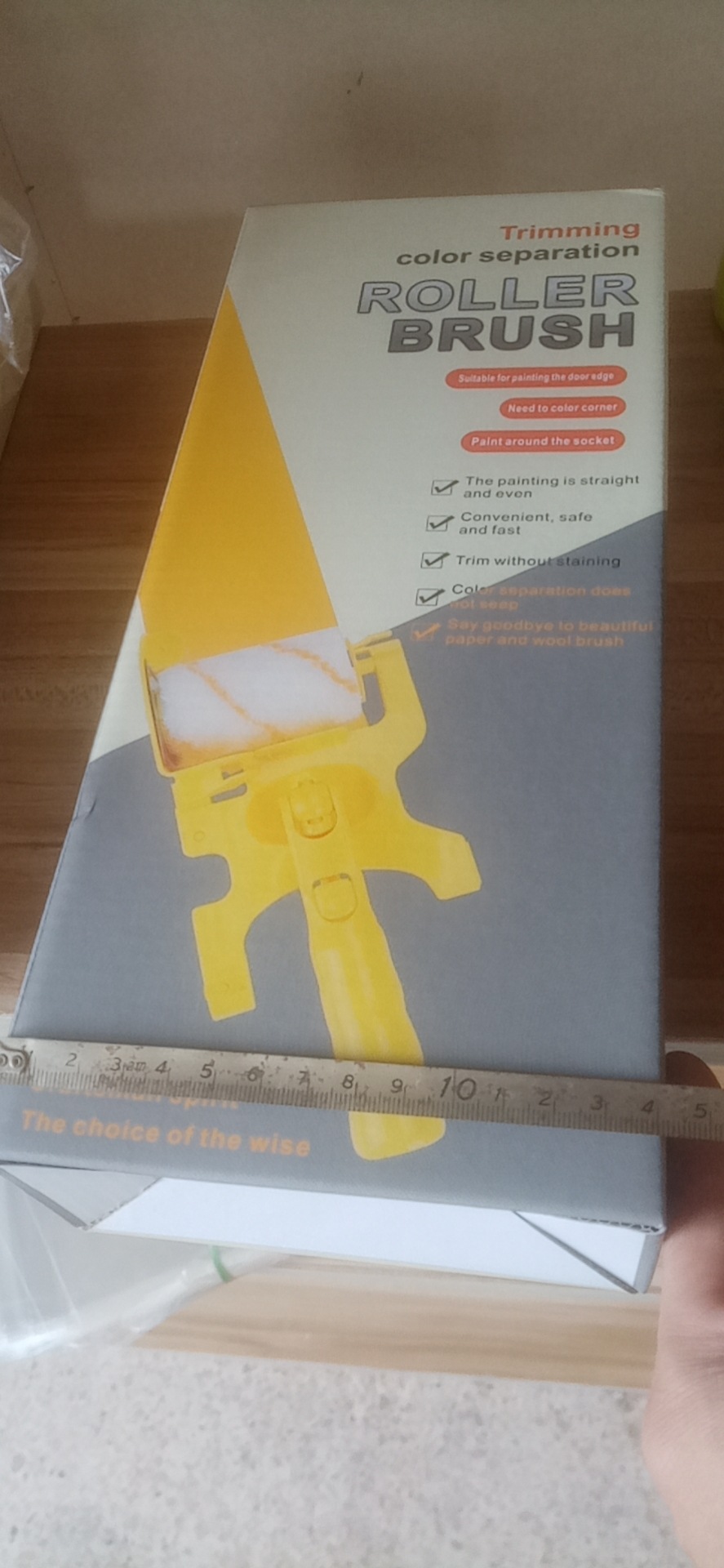 Rodillo cortante Clean-Cut para pintura, brocha para esquinas interiores y paredes, pintura de látex