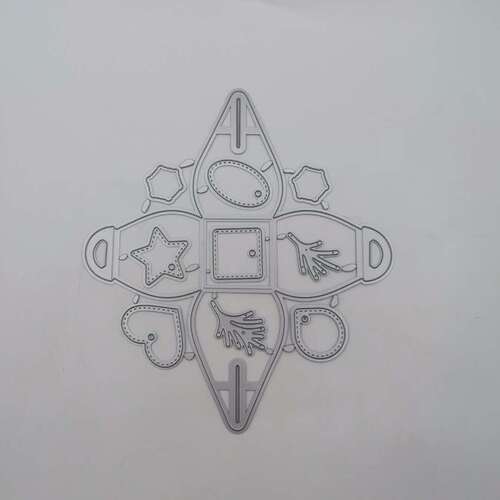 Scrapbooking DIY cutting die set carbon steel embossing die template Christmas gift box die stamp