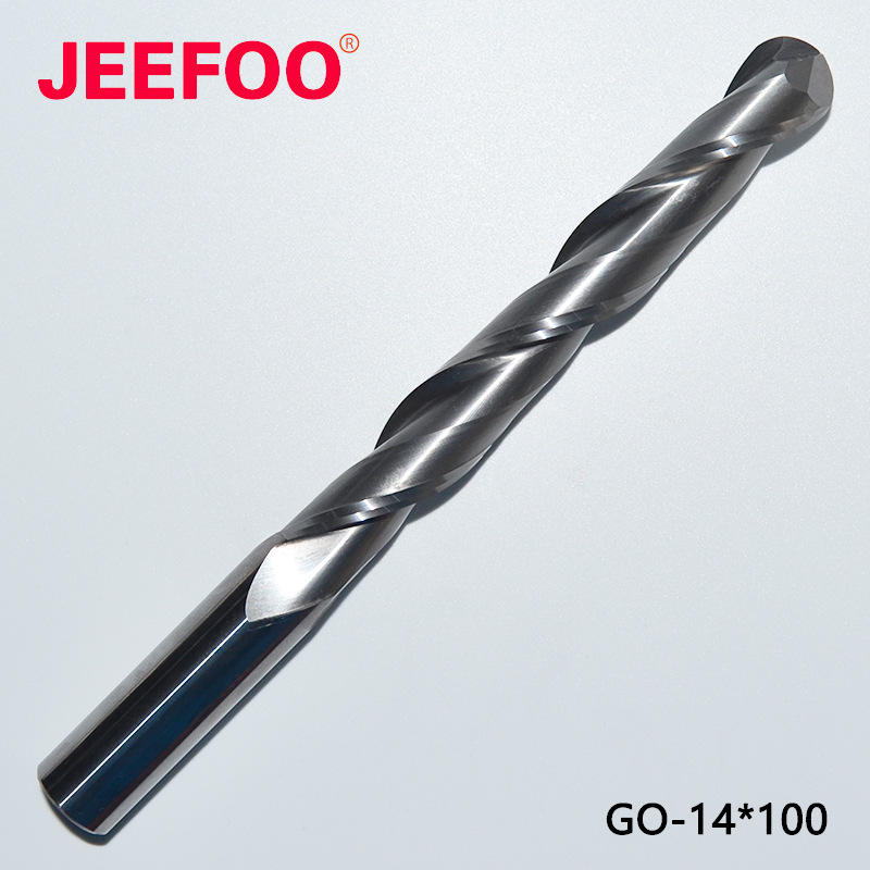 14*100双刃球头铣刀广告木雕电脑雕刻机刀具球形平底直刀木工浮雕