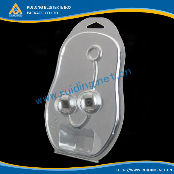 厂家供应 PET对折吸塑 挂钩吸塑 五金件双泡罩
