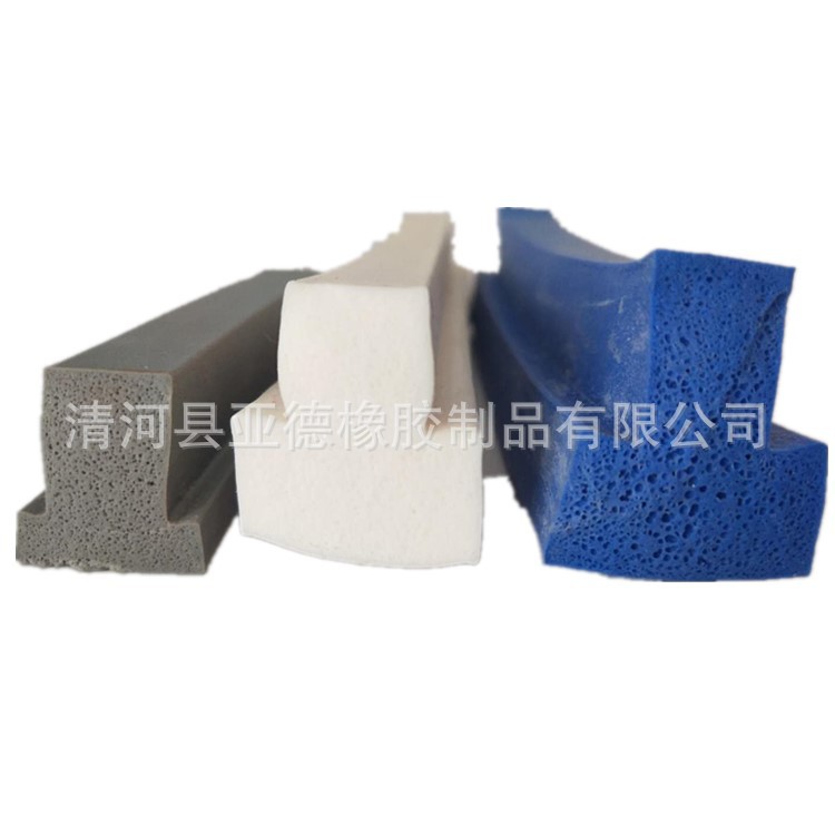 硅胶发泡密封条 硅胶发泡 硅胶闭孔发泡密封条 发泡密封胶条
