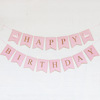 Blue Blue Perm, Fish Flower Tail Birthday Pull Happy Birthday Birthday Happy Birthday Banner Banner Plus Flower