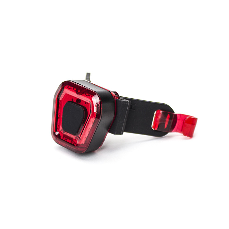 Luz de advertencia de seguridad portátil USB de carga resistente al agua de bicicleta Luz de advertencia de seguridad portátil Luz resistente al agua de equipo de ciclismo