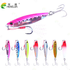 Slow Rolling Iron Plate Hejia Popularity Long Cast Non-ferrous Metal Iron Plate Sea Fishing Lure Full Swimming Layer Artificial Lure Wholesale