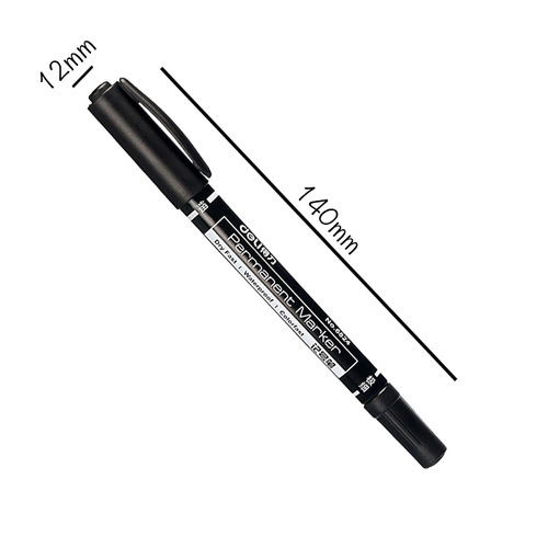 Effective double-headed marker pen for students to use for kindergarten children's drawing hook pen black red blue oil-based pen