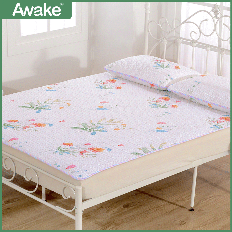 Summer New washable foldable latex mat Modal fabric comfortable smooth mat three-piece spot