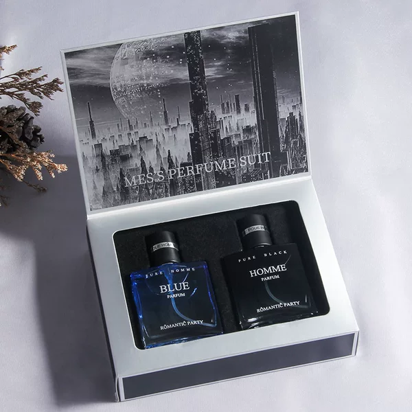 Cross-Border Hot-Selling Product: Men's Perfume in a Charming Gift Box, Fresh and Long-Lasting Light Fragrance Cologne, Confidence-Enhancing Fragrance Body Spray