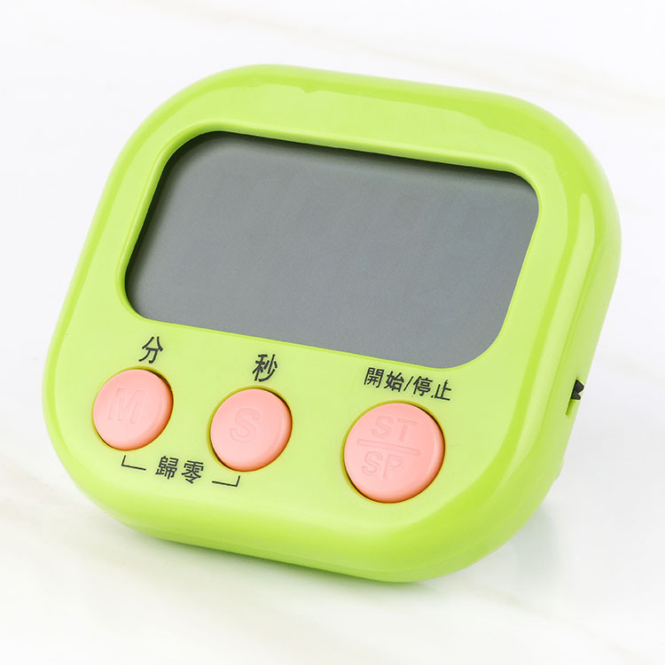 Temporizador de cocina recordatorio pregunta gestión del tiempo aprendizaje del estudiante examen de entrada de postgrado para hornear reloj de alarma mudo Mesa invertida