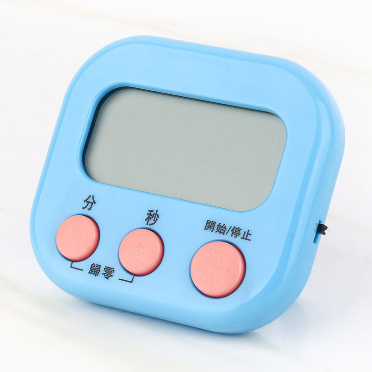 Temporizador de cocina recordatorio pregunta gestión del tiempo aprendizaje del estudiante examen de entrada de postgrado para hornear reloj de alarma mudo Mesa invertida