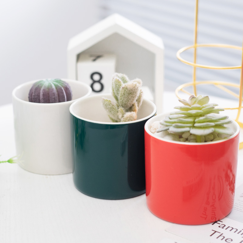 Hierro suculento soporte florero maceta cerámica chapado en oro maceta soporte planta verde flor artificial decoración del hogar