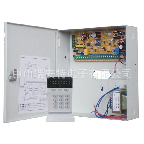 ID卡布撤防报警主机，即可刷卡布撤防，也可刷卡+密码方式布撤防