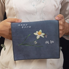 Porcelain Eight Tea Towels Zen Tea Table Tea Cloth Water Absorbent Teapot Mat Home Use Simple Tea Set Accessories