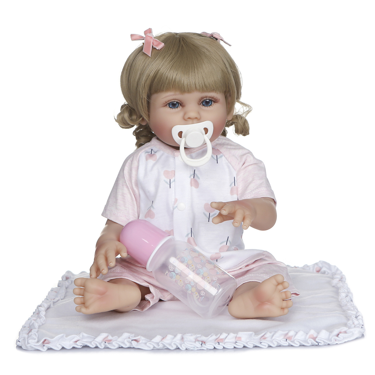 47cm cuerpo completo silicona renacido bebé niño niña