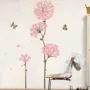 卧室自粘背景浪漫墙贴画