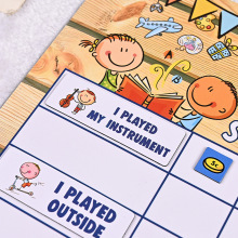 创意数字字母软磁贴定制PVC卡通儿童果冻冰箱贴教育计划表磁性贴