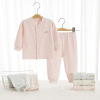 Children's set for new born, winter cotton autumn pijama, thermal underwear, 0-1-2 years