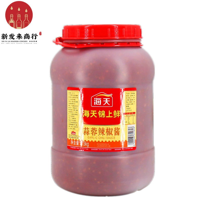 [6,3 кг * 2 бочки] Haitianjin на свежем чесночном соусе Чили большой бочкообразный специальный соус для окунания