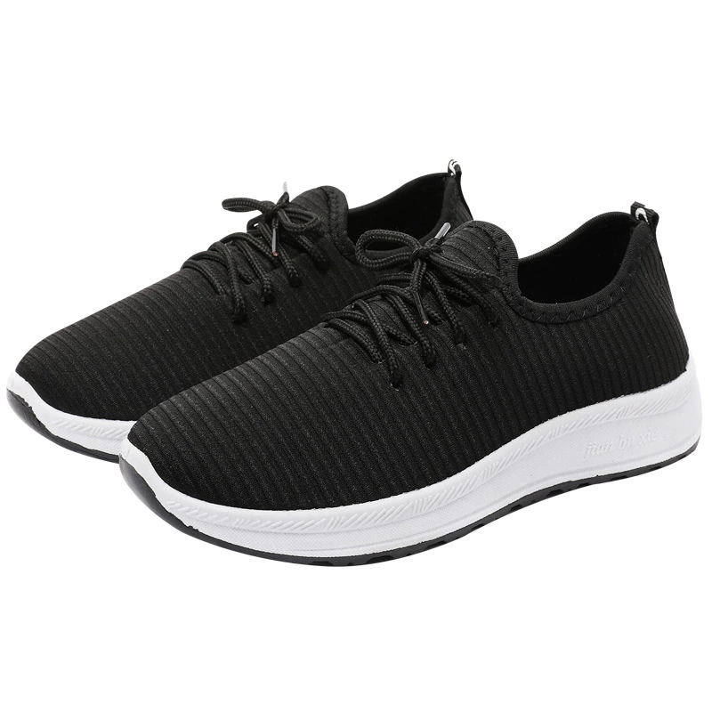 Breathable slip‑on walking shoes for women, canvas casual mother shoes, lightweight non‑slip, sizes 36–44