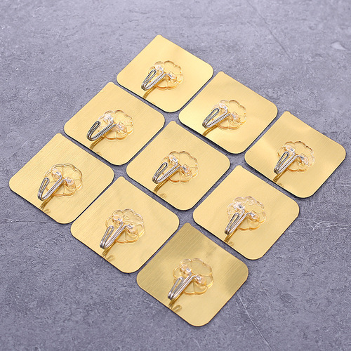 Manufacturer's Super Strong Adhesive Hook Tape, No Nailing Hole, Invisible Transparent Self-Adhesive Hook Strips for Bathroom, Kitchen, and Wardrobe